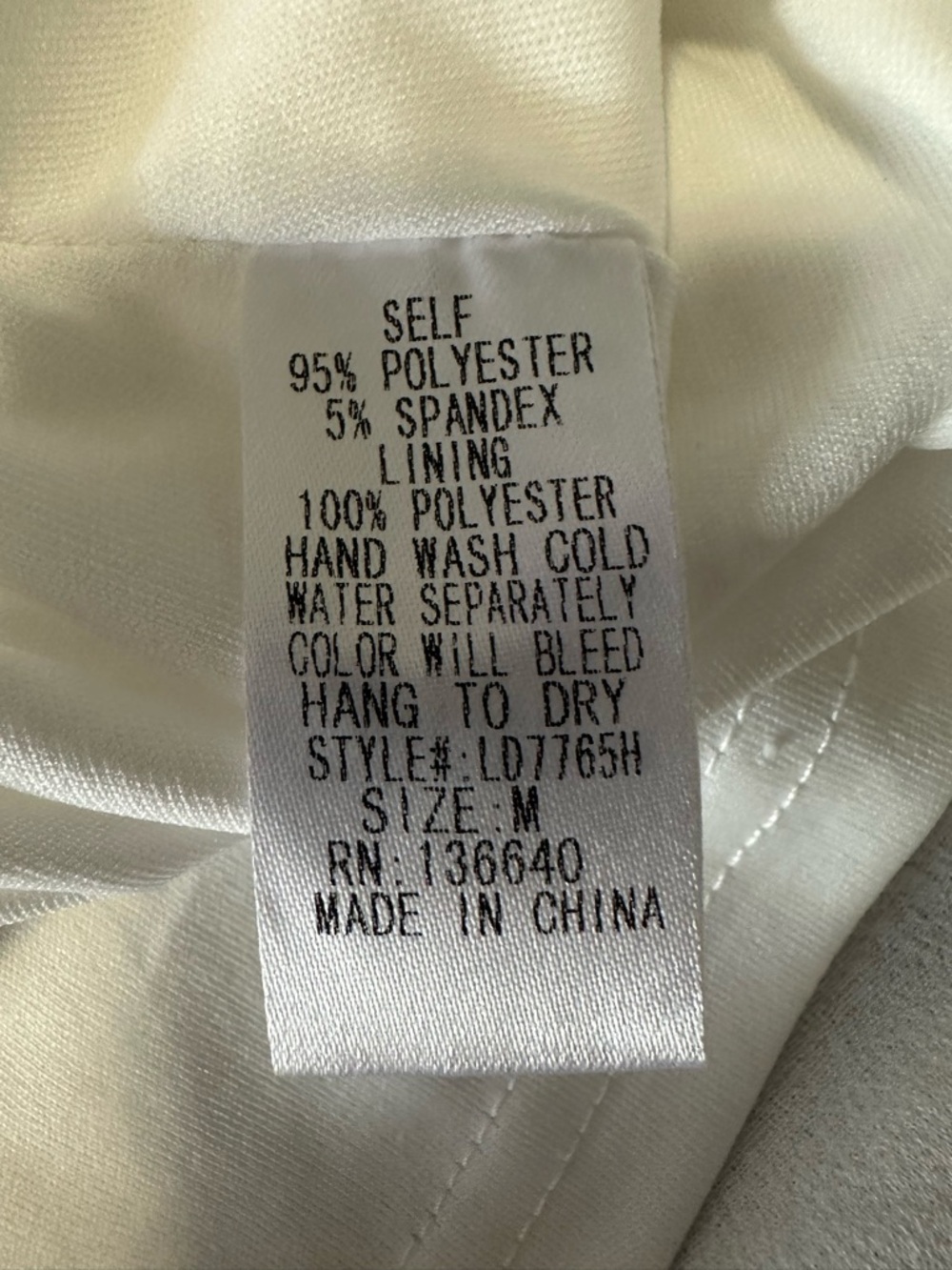 Women’s Dress Size Medium White Lulu’s 
Pre-owned - Picture 3 of 9
